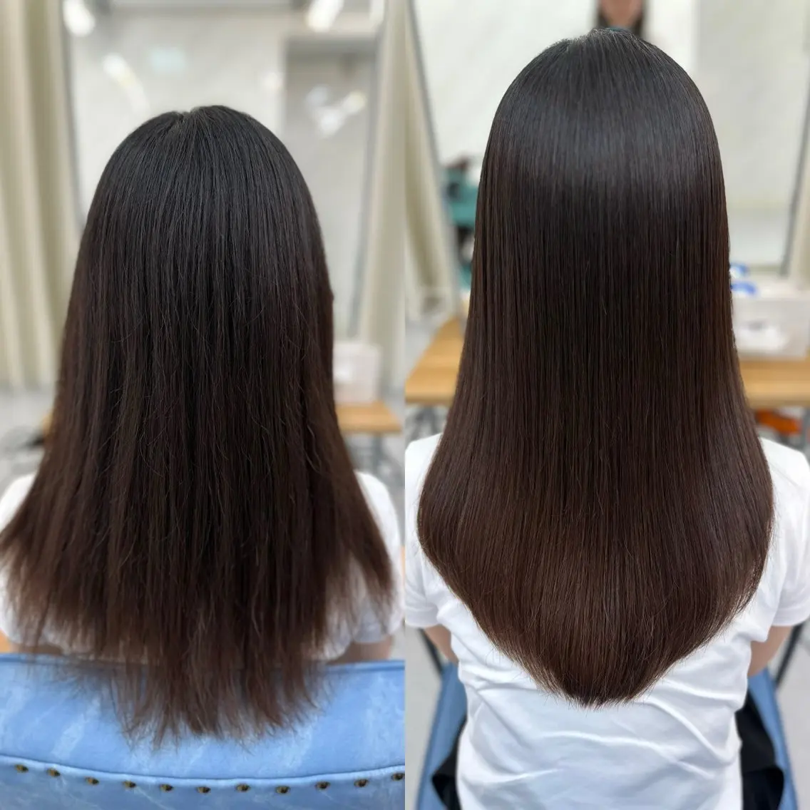 ロング 髪質改善🩵縮毛矯正 代々木/木下のヘアスタイル