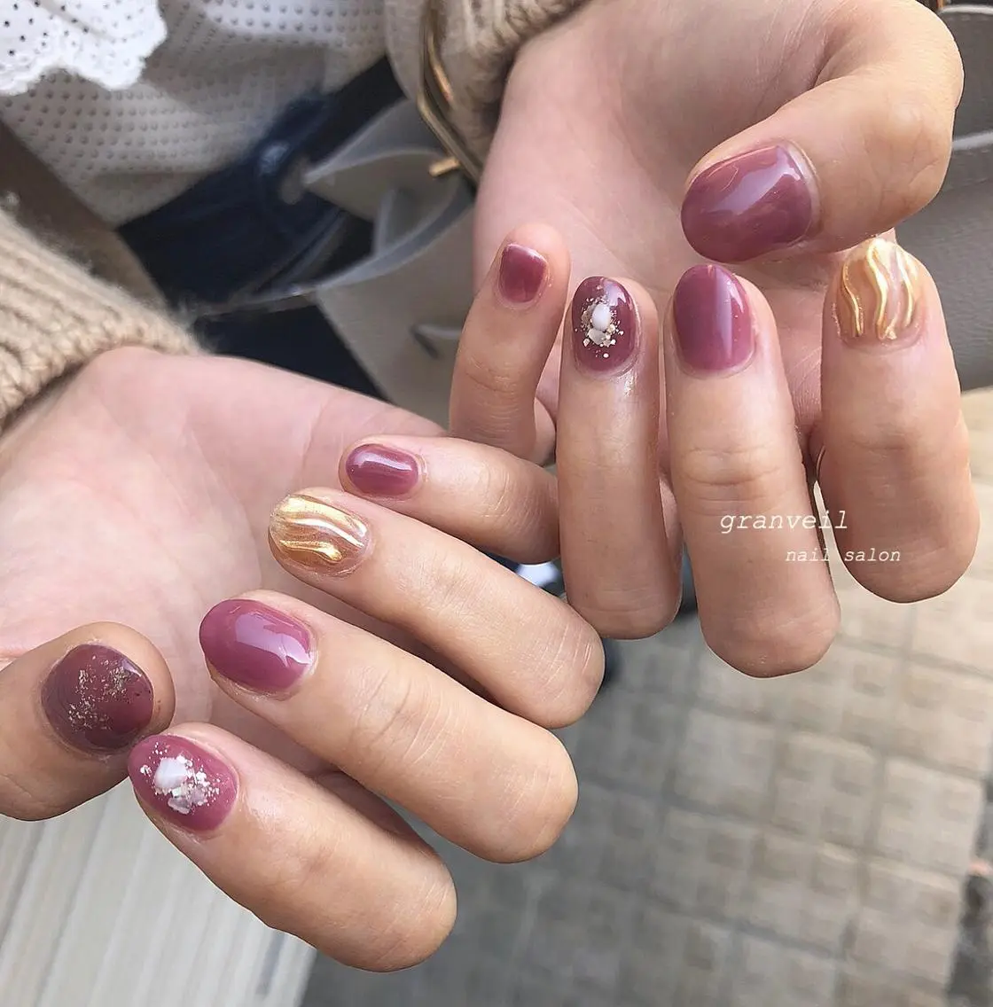 ネイル ニュアンスネイル nail salon granveilのネイルデザイン