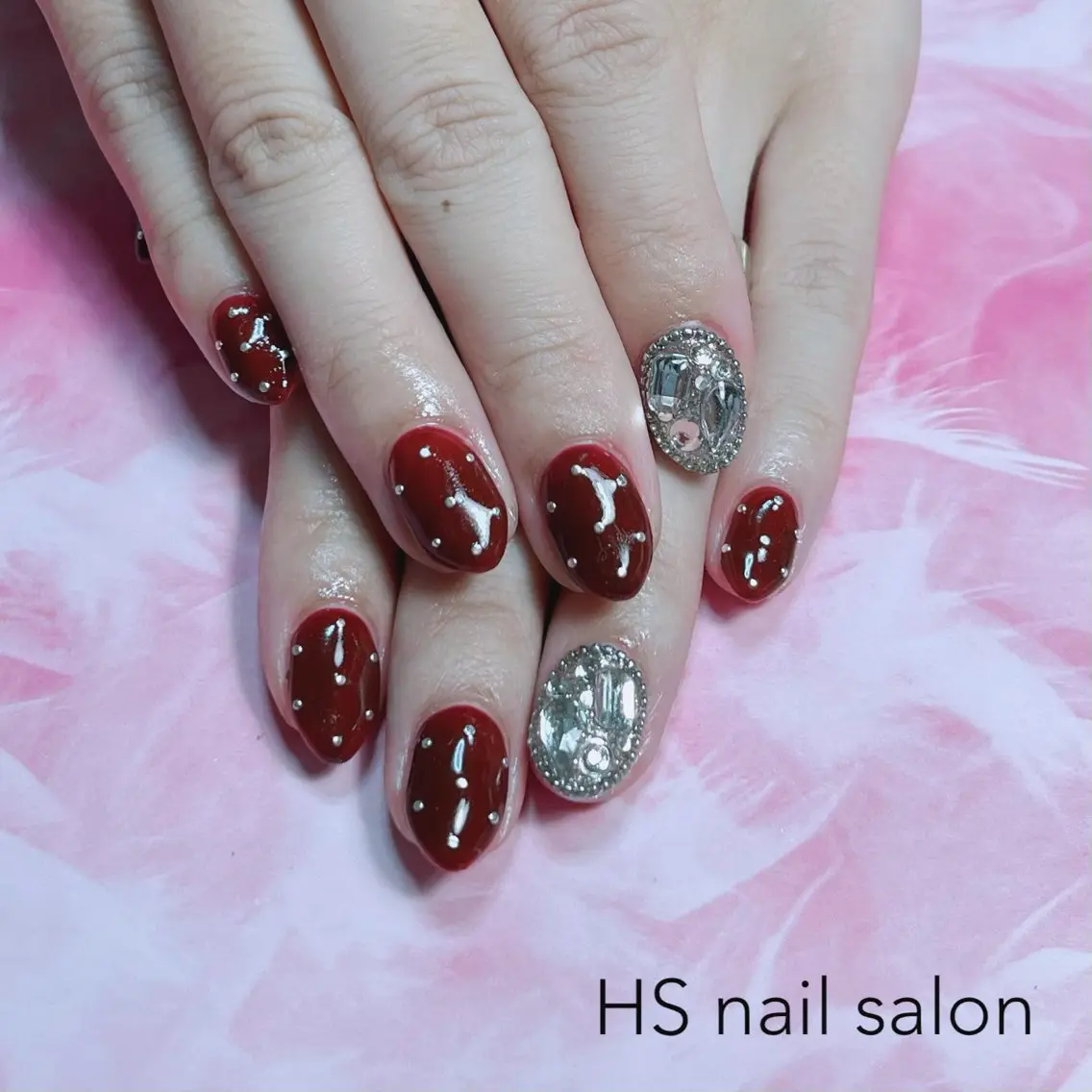 ミディアム ハンドネイル hs nail salonのネイルデザイン