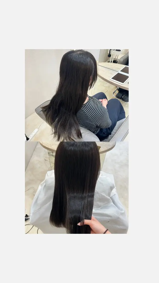 ロング トリートメント 中島 菜々のヘアスタイル