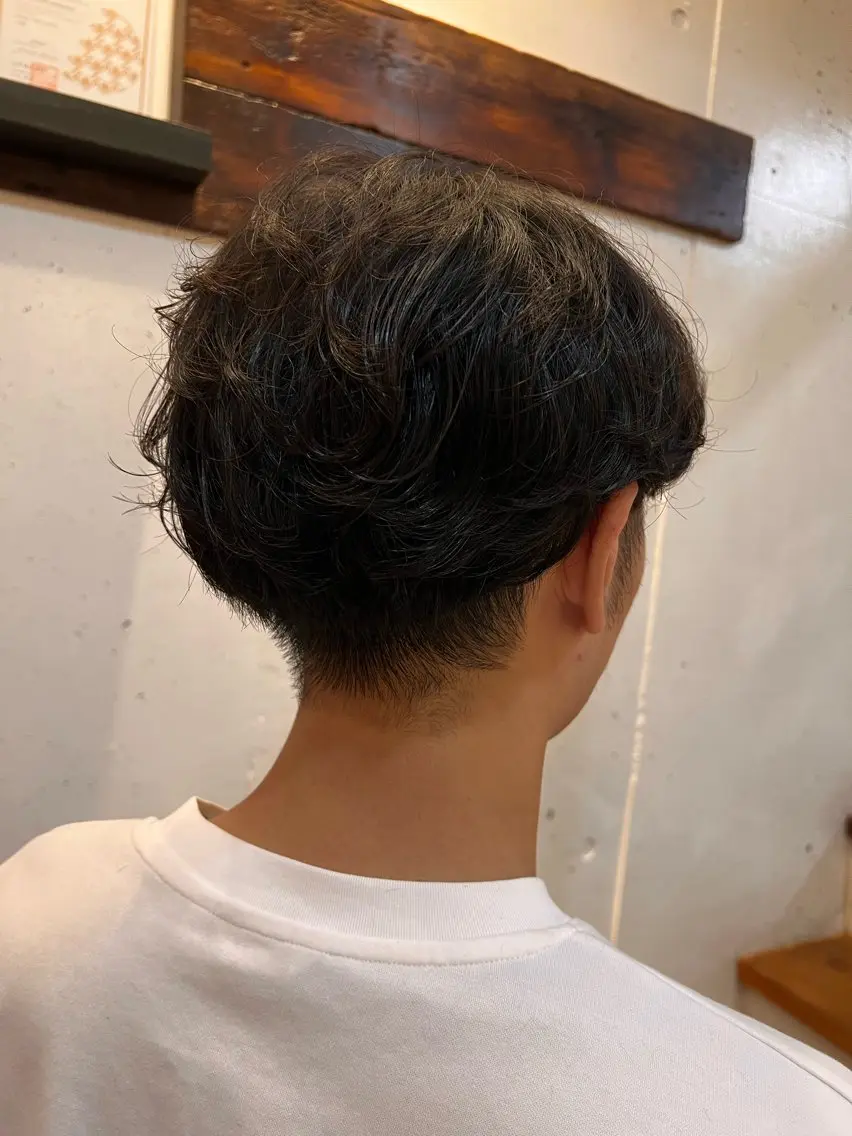 ショート メンズ メンズパーマ カット トリートメント 澤井 佑果のヘアスタイル