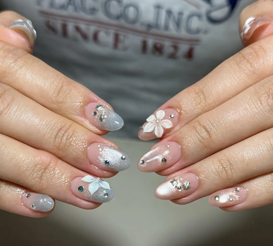 ネイル ハンドネイル ハンドケア 🍑 momo_nailのネイルデザイン