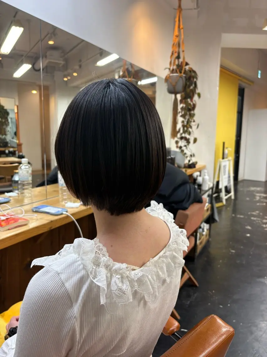 ショート ショートボブ ボブ 伸ばしかけ ショートヘア 🍳しながわ はるか🍳のヘアスタイル