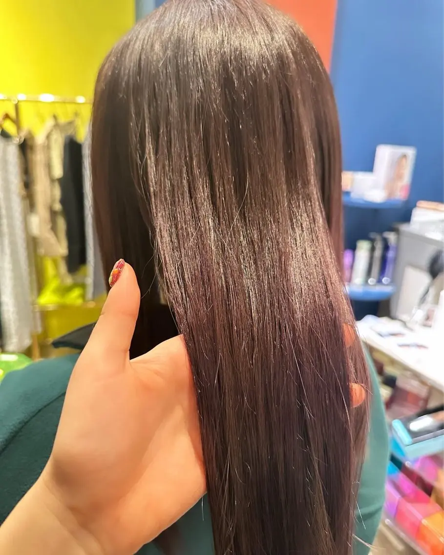カット+カラーの薬剤を無害化に！🧚Rezoシステム付き🧚＋✨頭皮に優しい✨天然成分配合✨オーガニックカラー🌿の写真