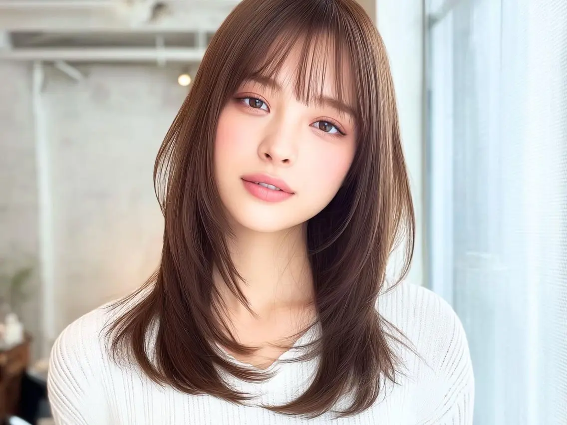 【人気No.1🌸】似合わせカット＋艶カラー【リタッチ】の写真