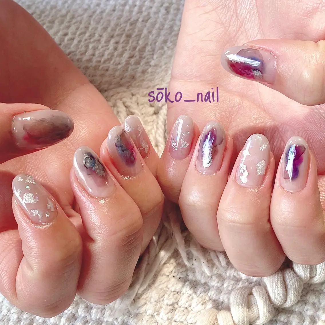 ネイル ハンドネイル megu  / sōko nailのネイルデザイン