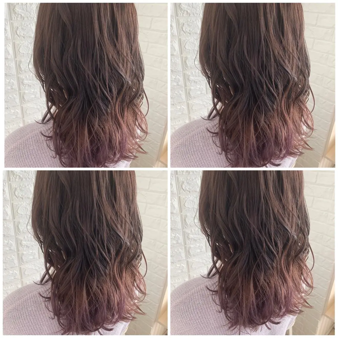 ロング カラー ブリーチ グラデーションカラー ラベンダーカラー ラベンダーピンク ピンクカラー ヘアカラー トリートメント ハイトーン/ブリーチ 山崎 悠次のヘアスタイル