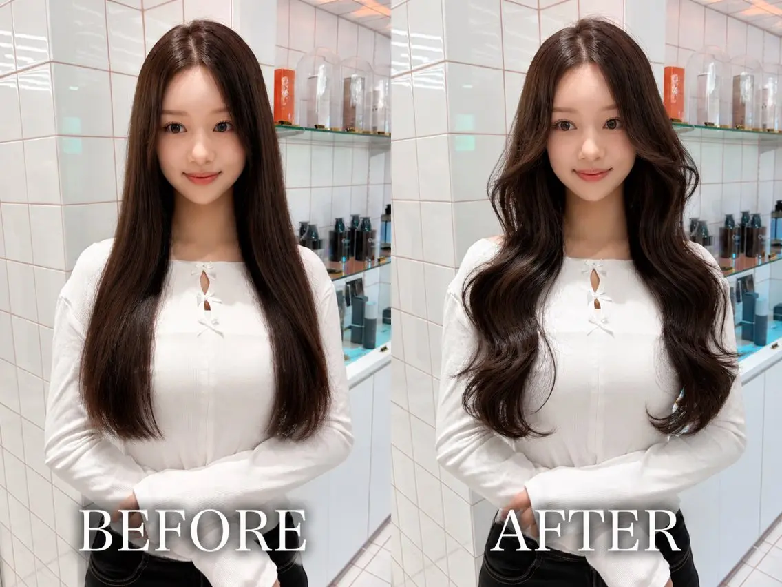 ロング カット ヘアカラー トリートメント ✨縮毛矯正✨レイヤー ホウダカズヒロのヘアスタイル