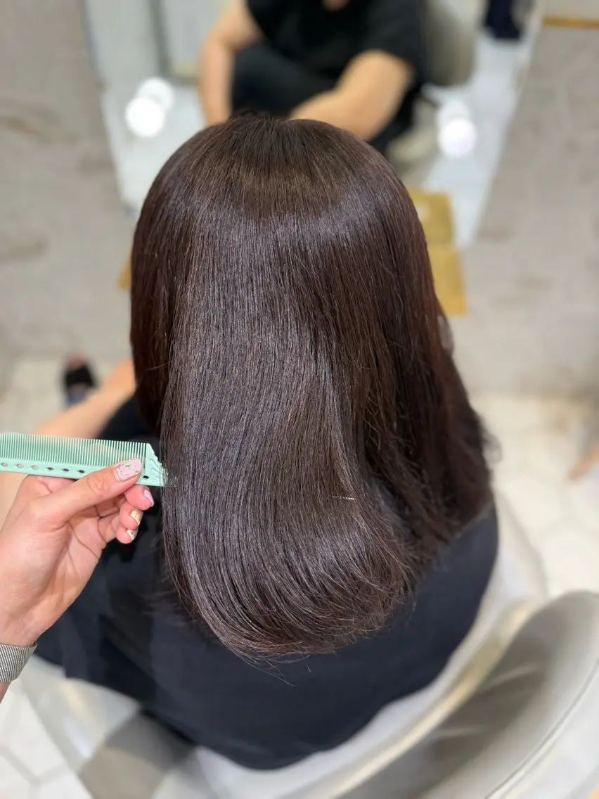 ミディアム ヘアカラー トリートメント 𝐘𝐮𝐢 🤎 costesのヘアスタイル