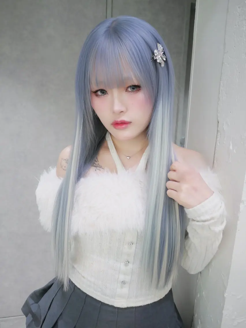 ロング カット ヘアカラー トリートメント エクステ ナナ♡レイヤーカット ♡似合わせカラーのヘアスタイル