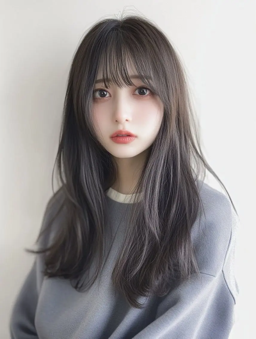 期間限定‼️‼️ワンカラー \暗め・透け感・赤みなしグレージュ🩶の写真