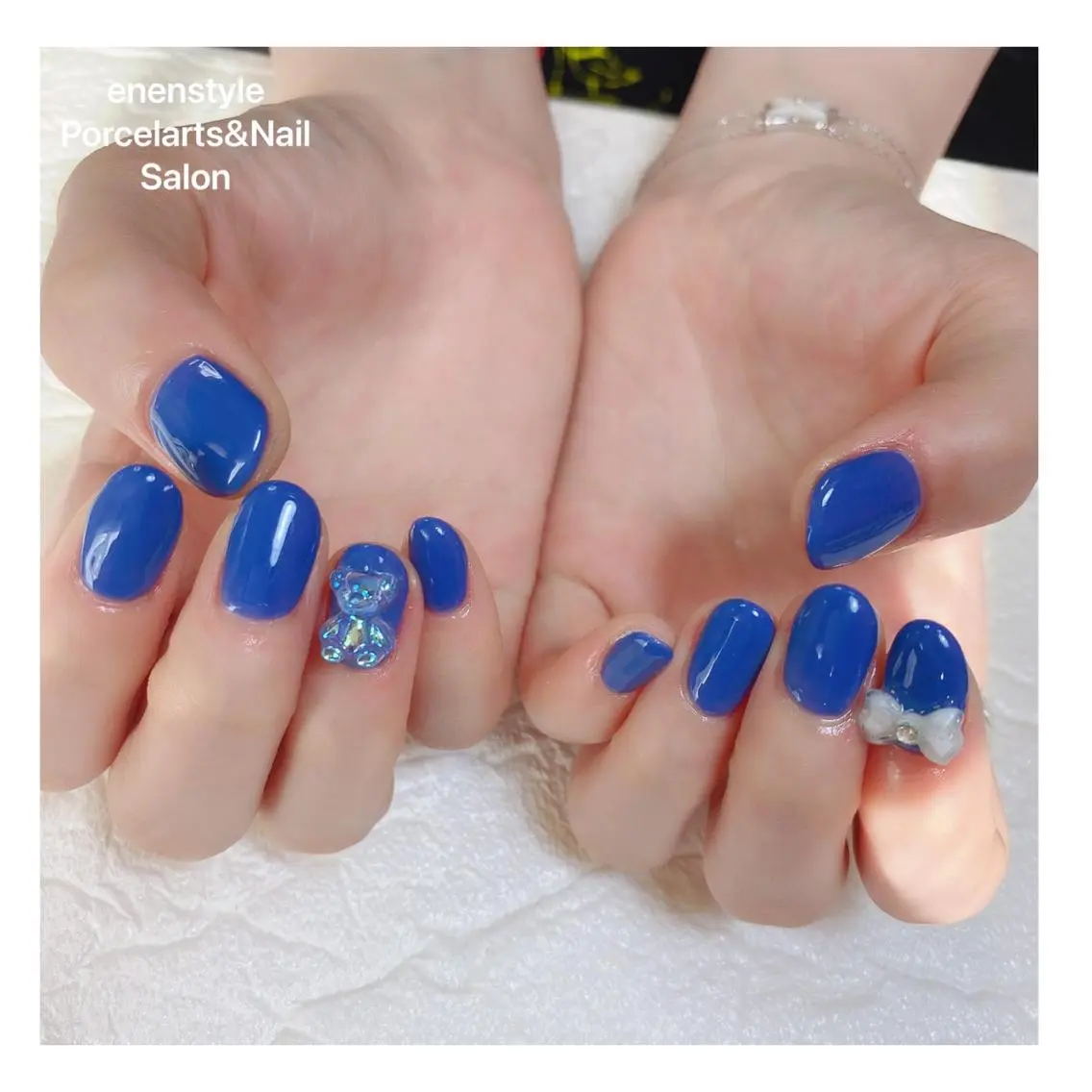 ミディアム ネイル 🐾enen style 🐾のネイルデザイン