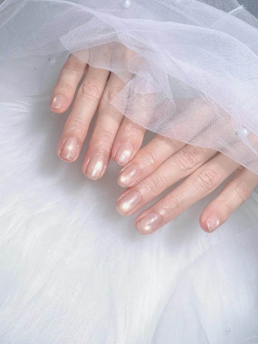 ネイル マグネットネイル マグネットワンカラー ワンカラーネイル ハンドネイル nail salon Noël_赤磐のネイルデザイン