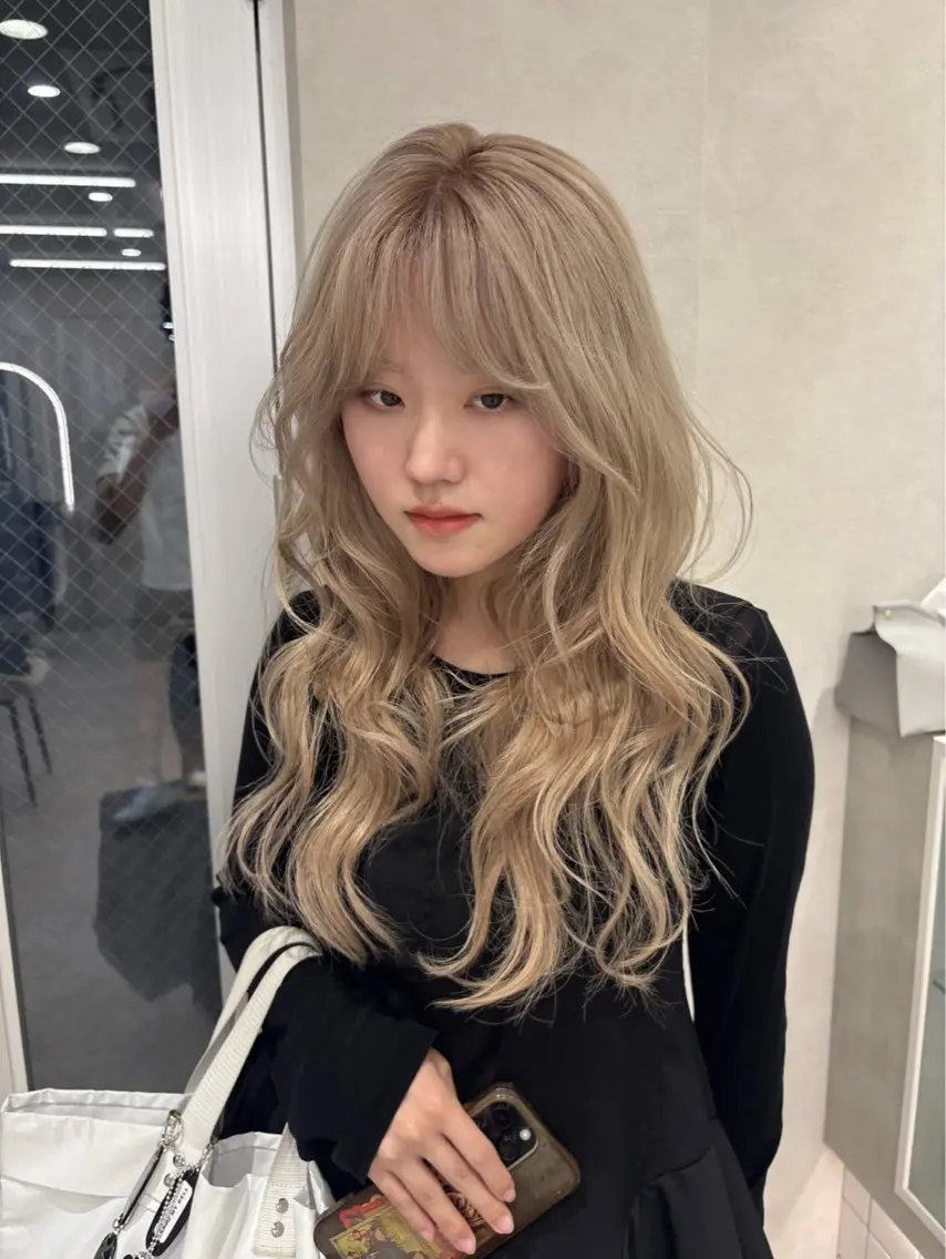 ロング ハッシュカット ハイレイヤー レイヤーカット Yuta✂︎ 韓国レイヤー🪽のヘアスタイル