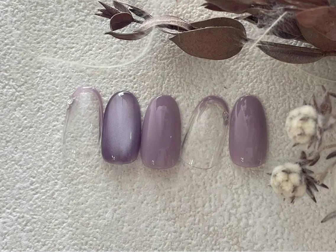 ネイル オーロラネイル フットネイル フレンチネイル ジェルネイル グラデーション ハンドネイル mogunail &blowのネイルデザイン