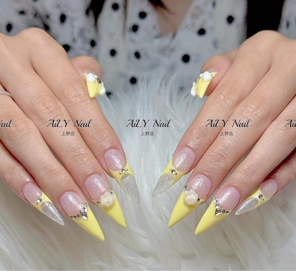 ネイル アートネイル ジェルネイル マグネットネイル ニュアンスネイル シンプルネイル ハンドネイル AiLy Nail 上野店のネイルデザイン