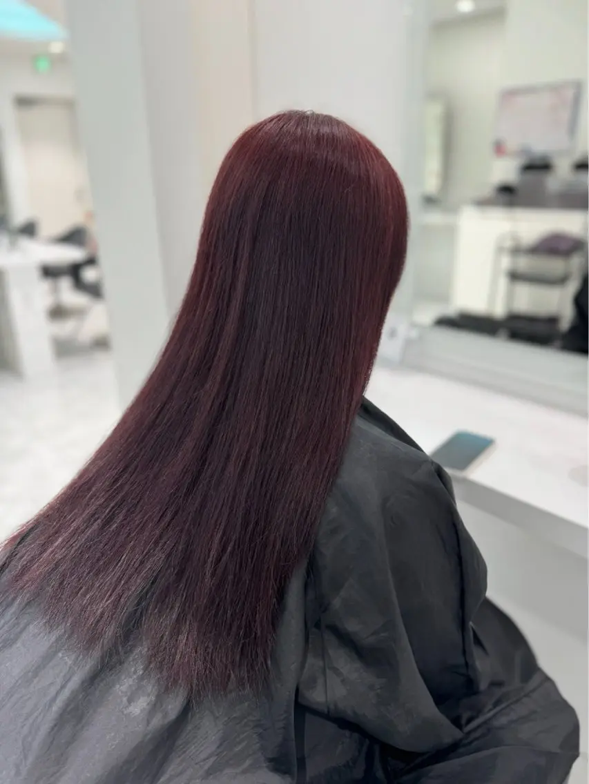 セミロング カラー ブリーチなし暖色特化 ❤️kanata❤️のヘアスタイル