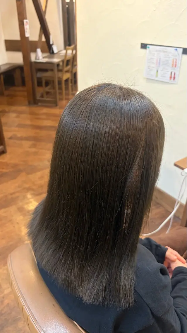 ミディアム ヘアカラー 長谷部 颯のヘアスタイル