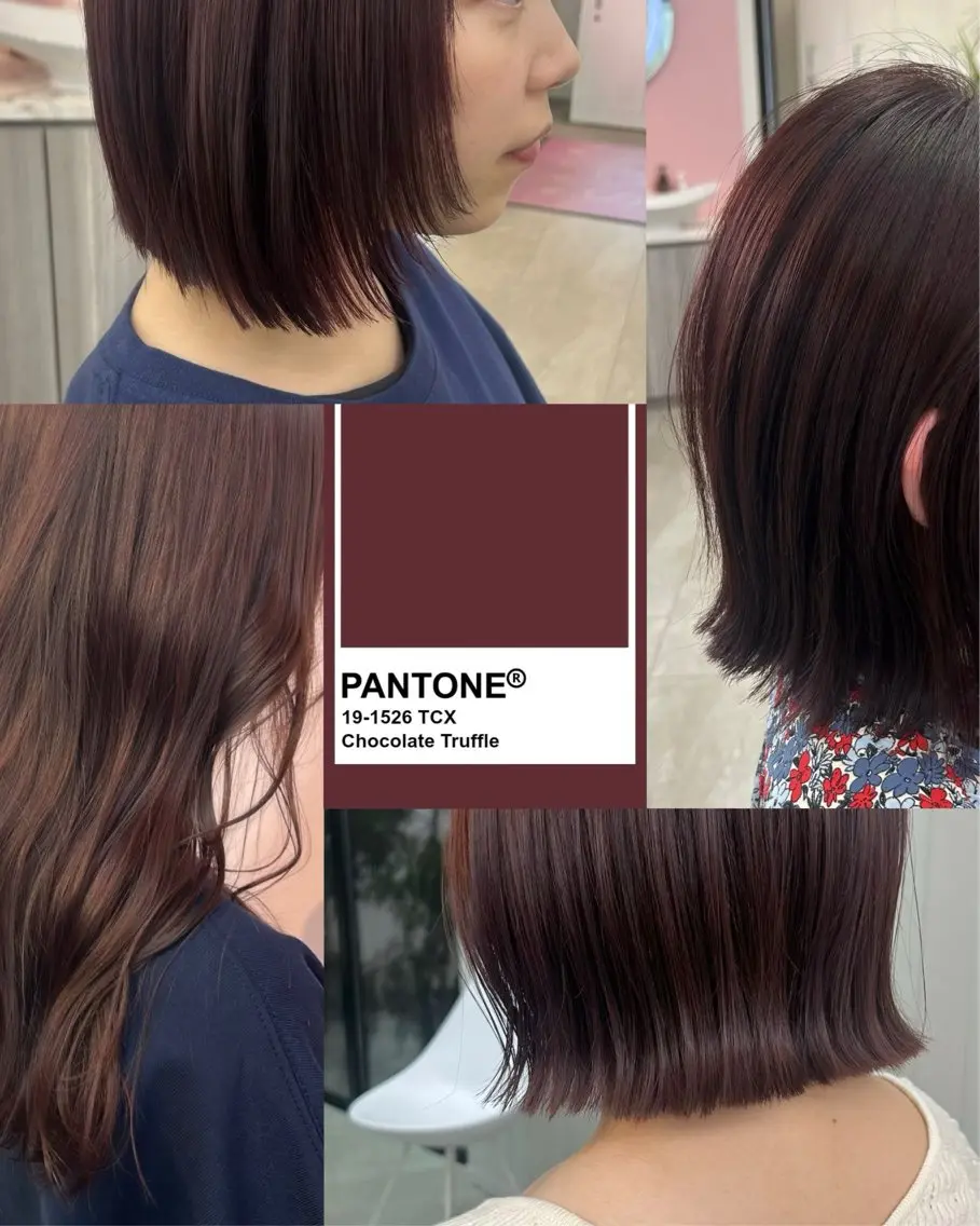 カラー カット ヘアカラー トリートメント suehiro yunaのヘアスタイル