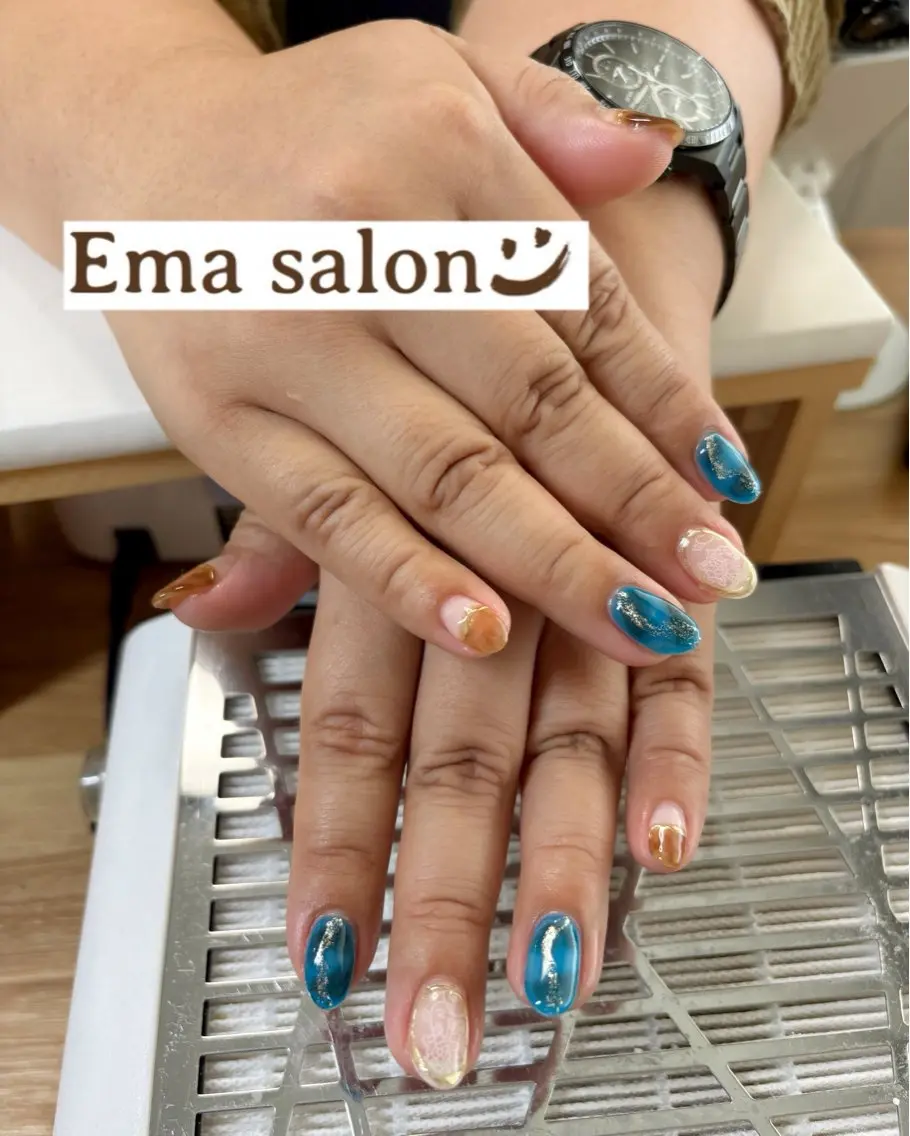 ネイル 持ち込み ハンドネイル Ema salon hiromiのネイルデザイン