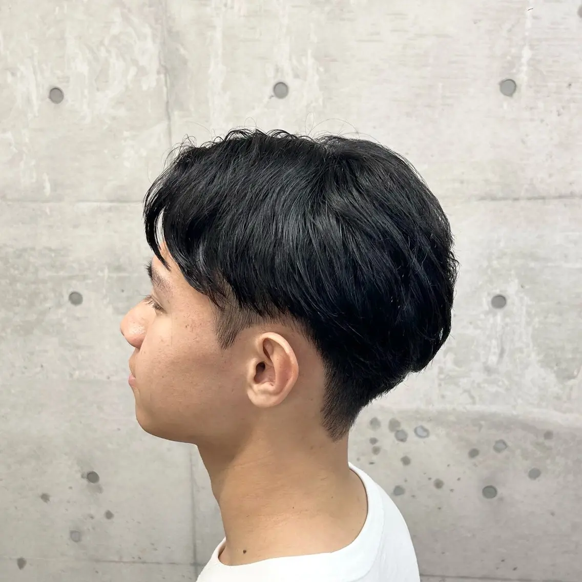 ミディアム ミディアムパーマ くせ毛 Rikito .のヘアスタイル