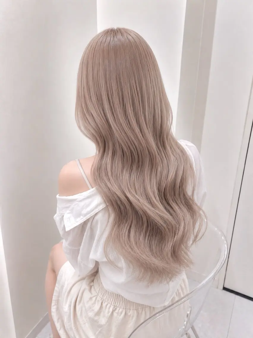 ロング カラー ヘアアレンジ ヘアカラー トリートメント ヘアセット 🧸ミルクティー特化 🧸MASAKIのヘアスタイル