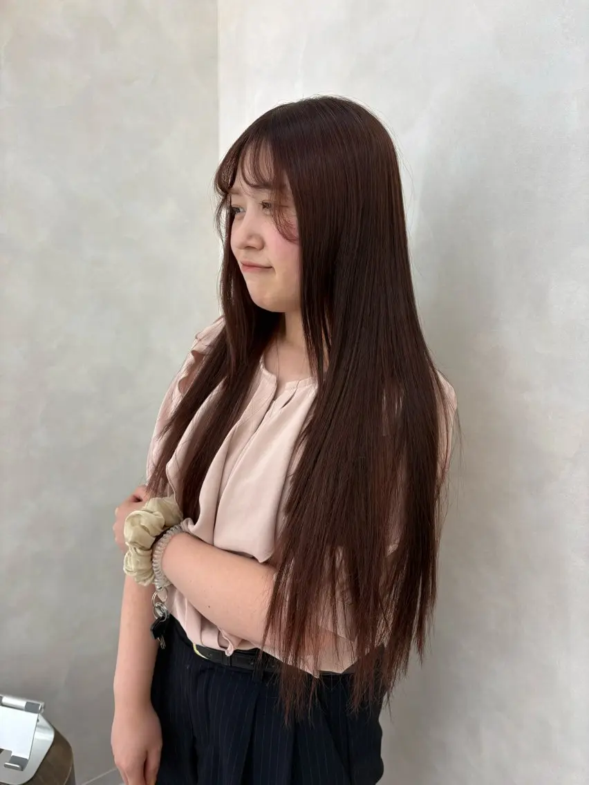 カラー ブラウンカラー ピンクカラー 艶髪/愛されカラー natsuのヘアスタイル