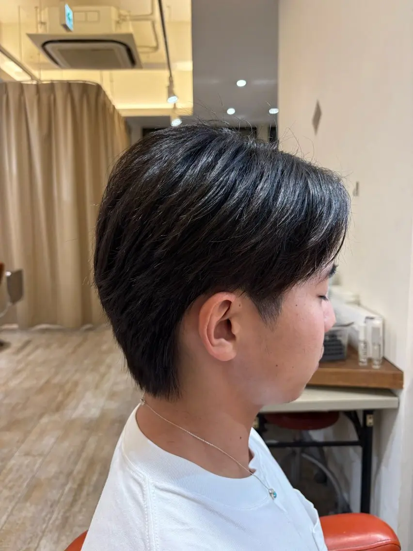 メンズ メンズパーマ 神田一瑳のヘアスタイル
