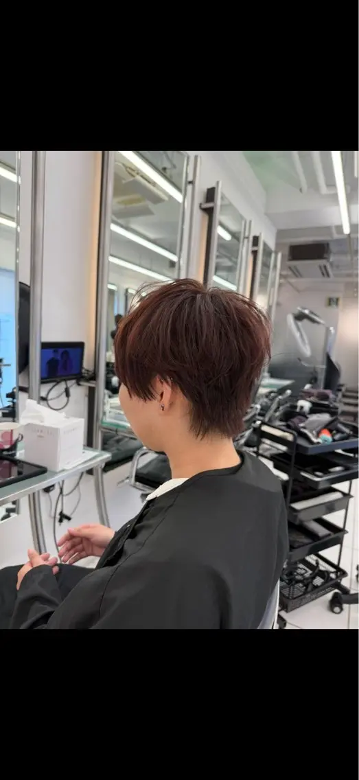 ショート ユヅキボブ カットモデル様募集のヘアスタイル