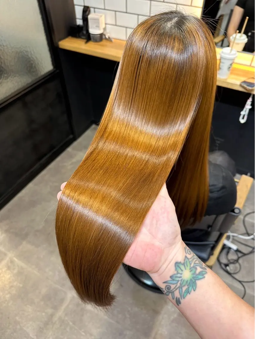 セミロング 髪質改善 似合わせカット 縮毛矯正 トリートメント 吉祥寺プルエクステ 🌟Hiraiのヘアスタイル