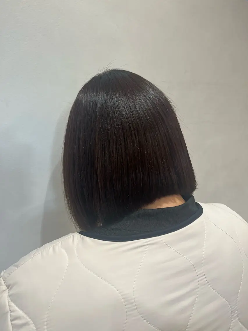 ミディアム 縮毛矯正 🟦メンズ特化🟦 たかしま　あさひのヘアスタイル