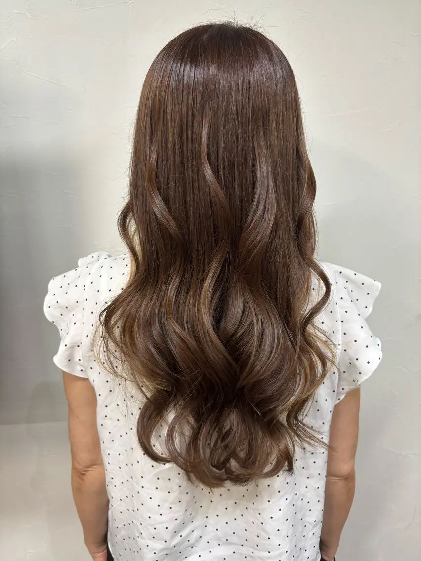 カラー ベージュカラー ヘアカラー 韓国風ヘア✂︎ 透明感♡ayameのヘアスタイル