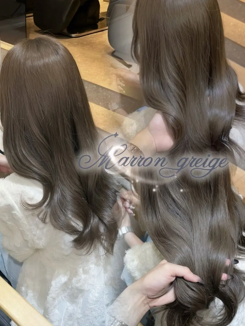 《1日1名様限定❣️》🥣 艶カラー 🥣➕カット🌠の写真