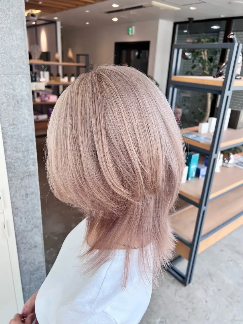 ミディアム ヘアカラー suzuna ⋆꙳✮のヘアスタイル