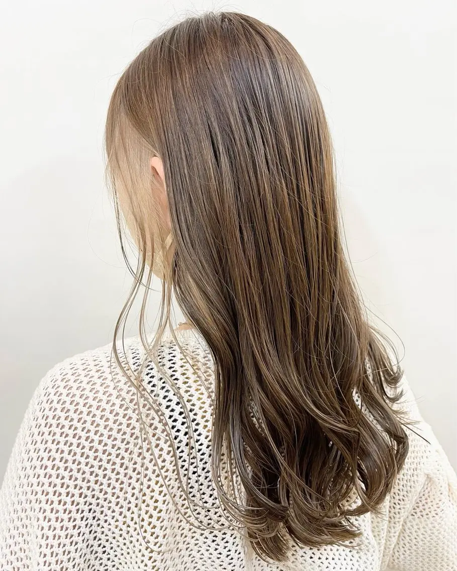 ロング カラー カット パーマ トリートメント 🔥艶髪矯正特化🔥 DAIKIのヘアスタイル