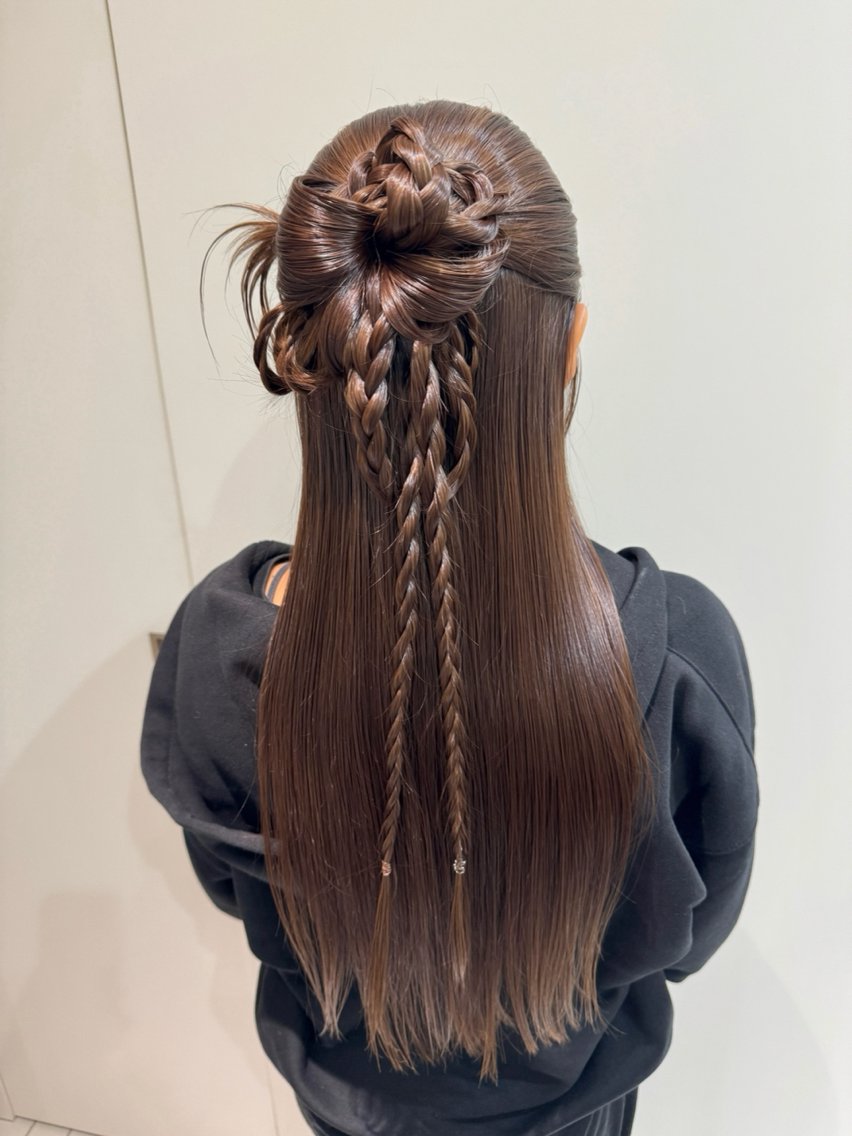 ロング ヘアセット 三輪 恭平のヘアスタイル