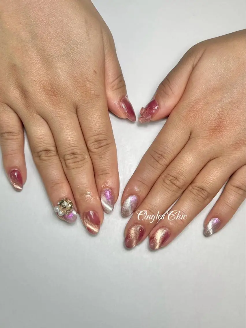 ネイル ハンドネイル ongles chicのネイルデザイン