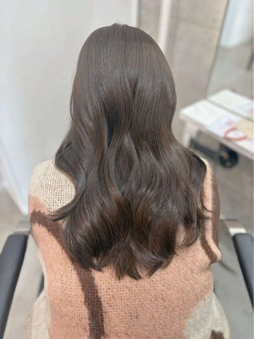 ロング カラー yu rinaのヘアスタイル