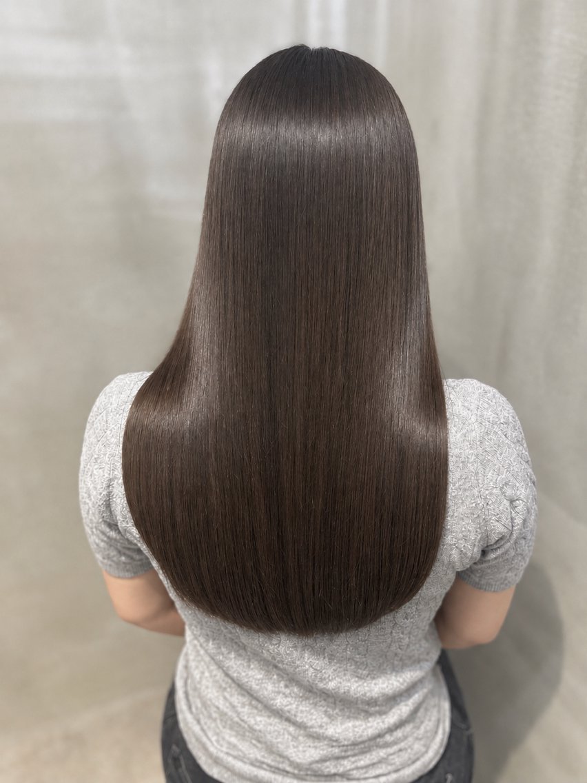 ロング 髪質改善 カット 縮毛矯正 トリートメント ☆髪質改善特化☆ newi梅田 コウキのヘアスタイル