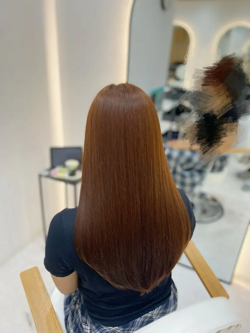 ロング カラー 艶髪・透明感カラー・ 韓国ヘア・Yuriのヘアスタイル