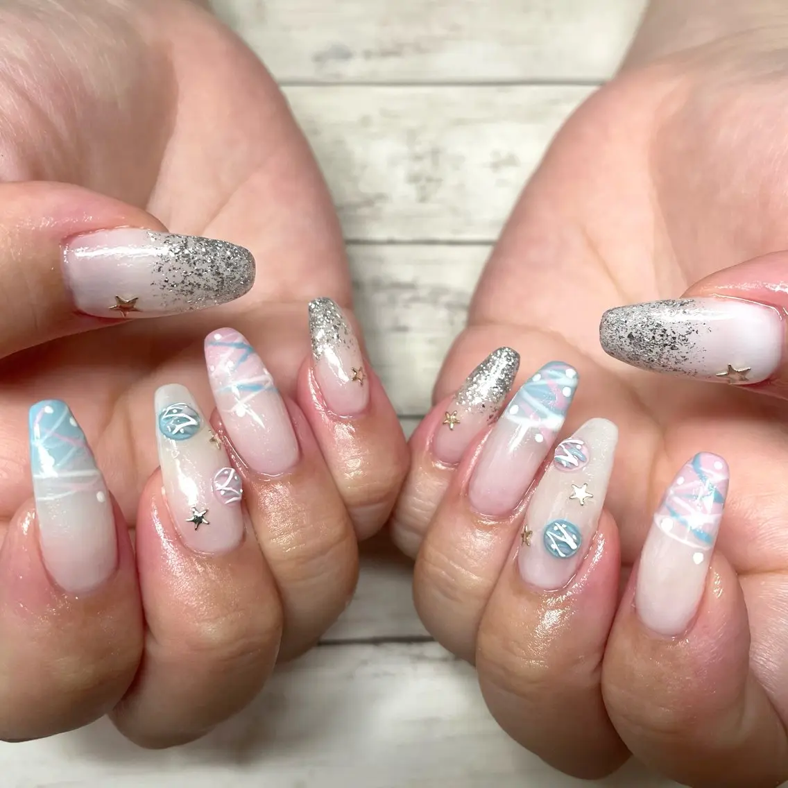 ネイル ハンドネイル Natsumi 𓂃𓈒𓏸𓍯のネイルデザイン