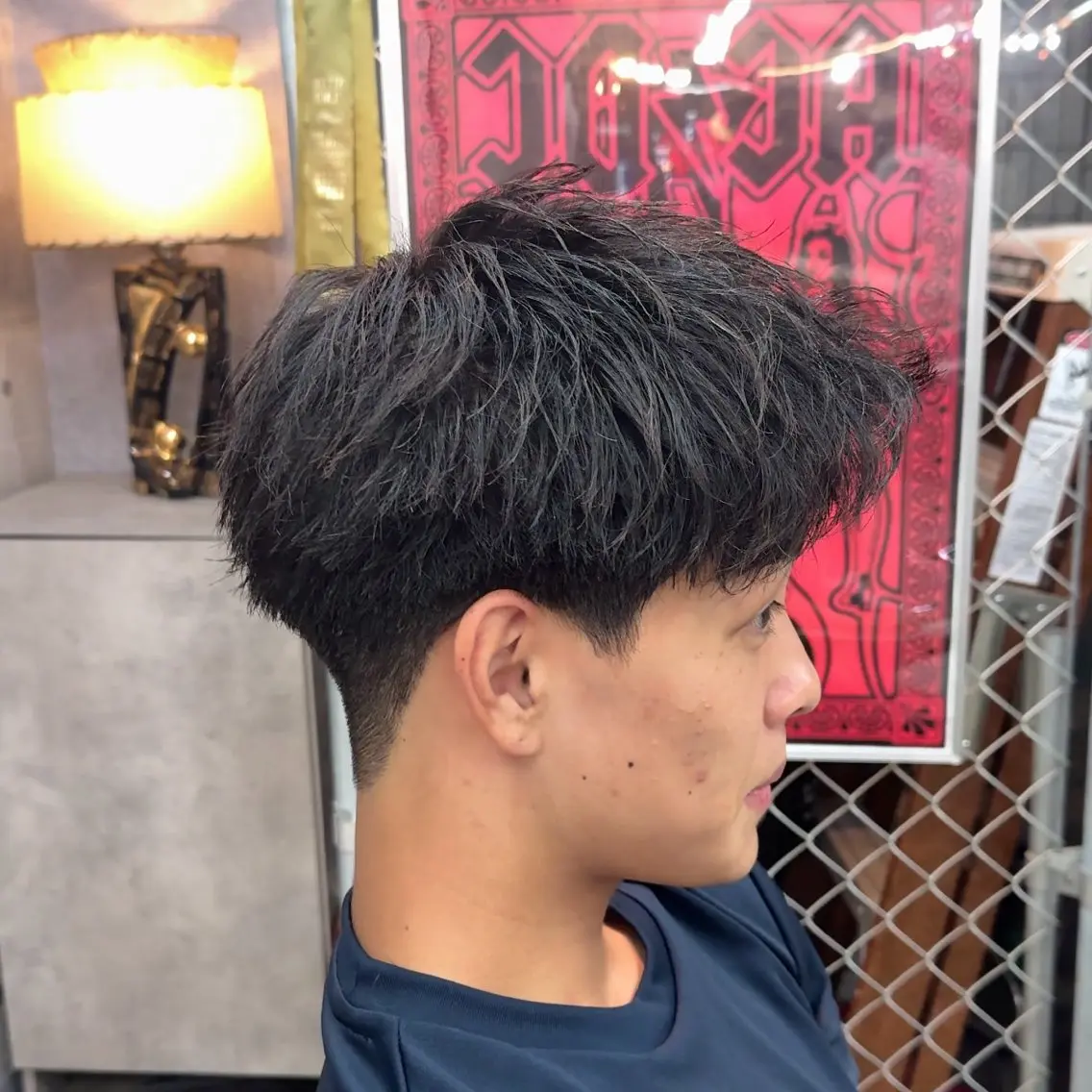 ショート パーマ ヘアアレンジ メンズ MENIN メンズ サロン 望月 涼太のヘアスタイル