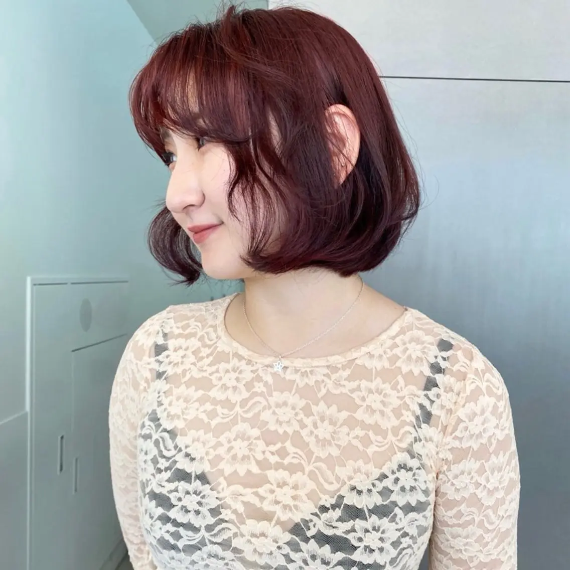 ショート カラー 縮毛矯正/レイヤー /kirara🌼のヘアスタイル