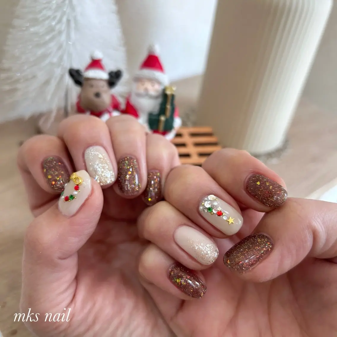 ネイル mks＊nail //  枚方長尾のネイルデザイン