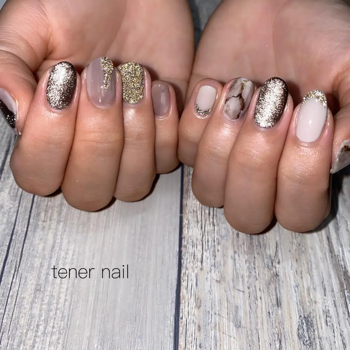 ネイル フラッシュネイル 大理石ネイル(マーブル) テネルネイル tener nailのネイルデザイン