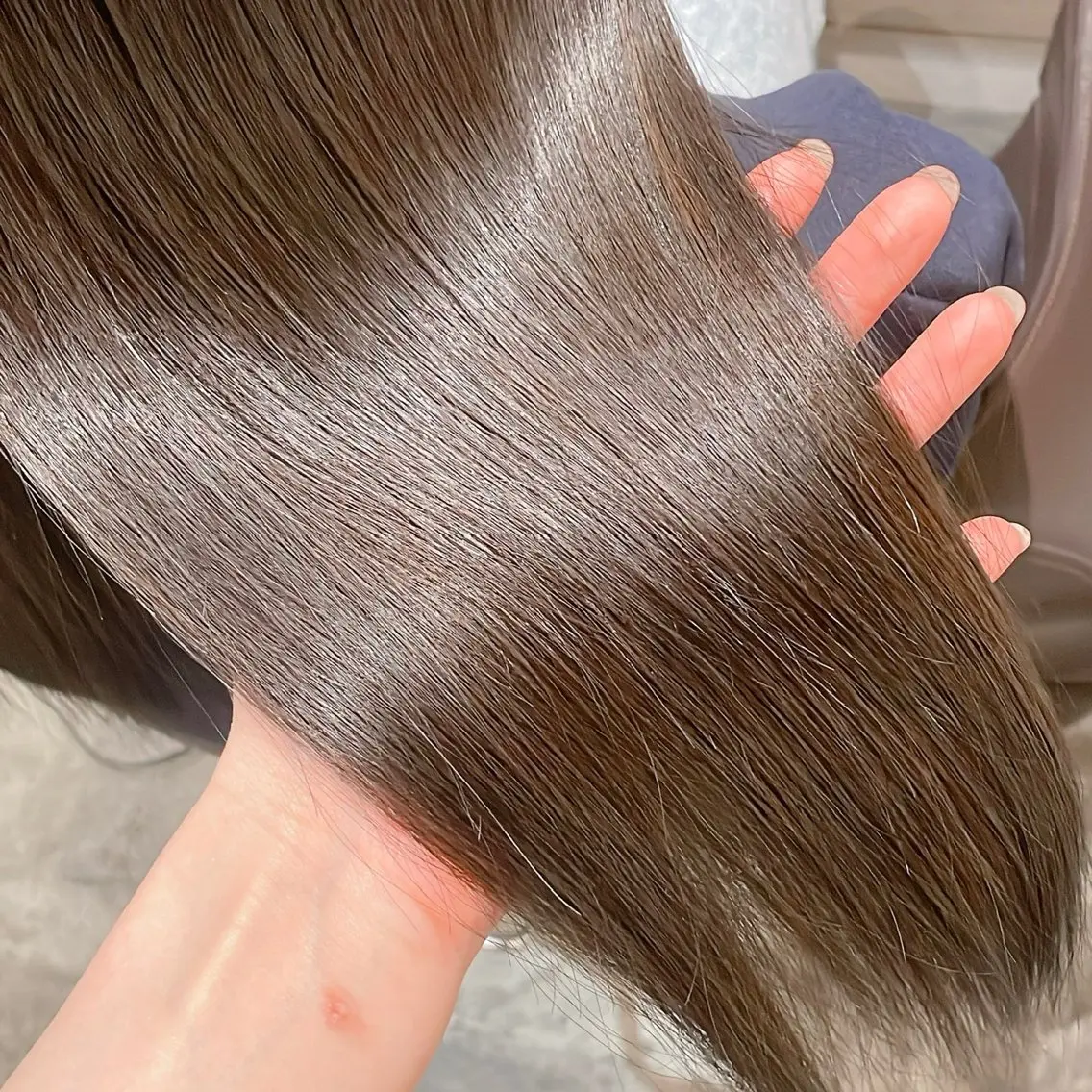 セミロング カラー カット ヘアカラー トリートメント Minami. 🩵 再現性特化ヘアのヘアスタイル