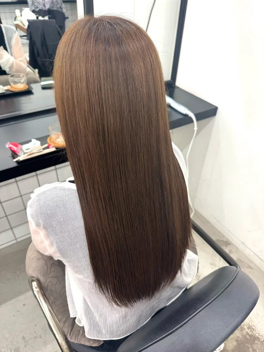 ロング カラー ブリーチ ダブルカラー ブリーチなしカラー ヘアカラー 🩵しの🩵 JILLSTUDIOのヘアスタイル