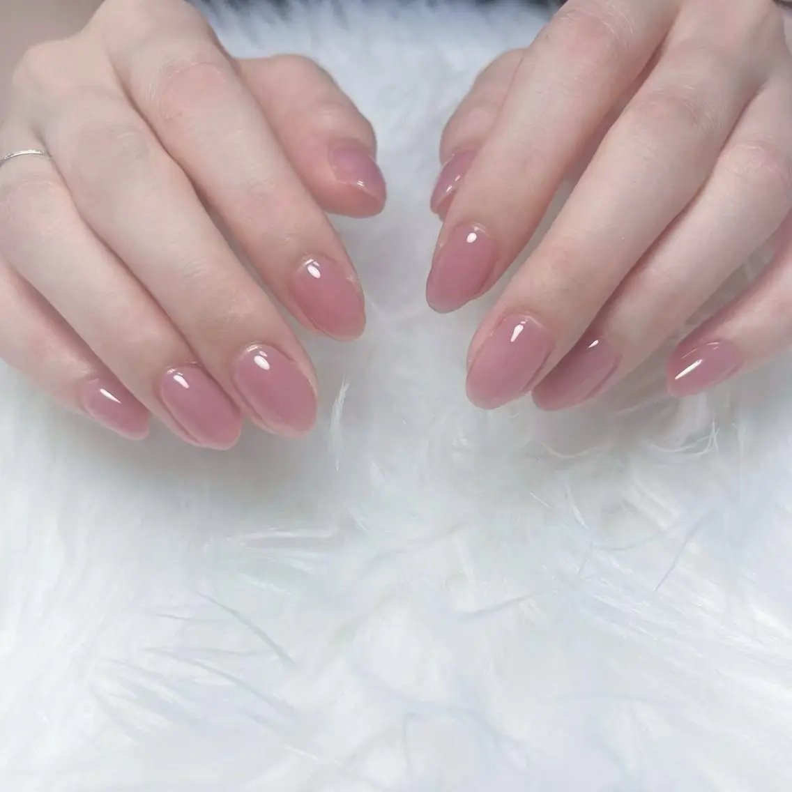 【ミニモ限定💗】韓国ジェル🤍うる艶ワンカラー💅オフ無しの写真