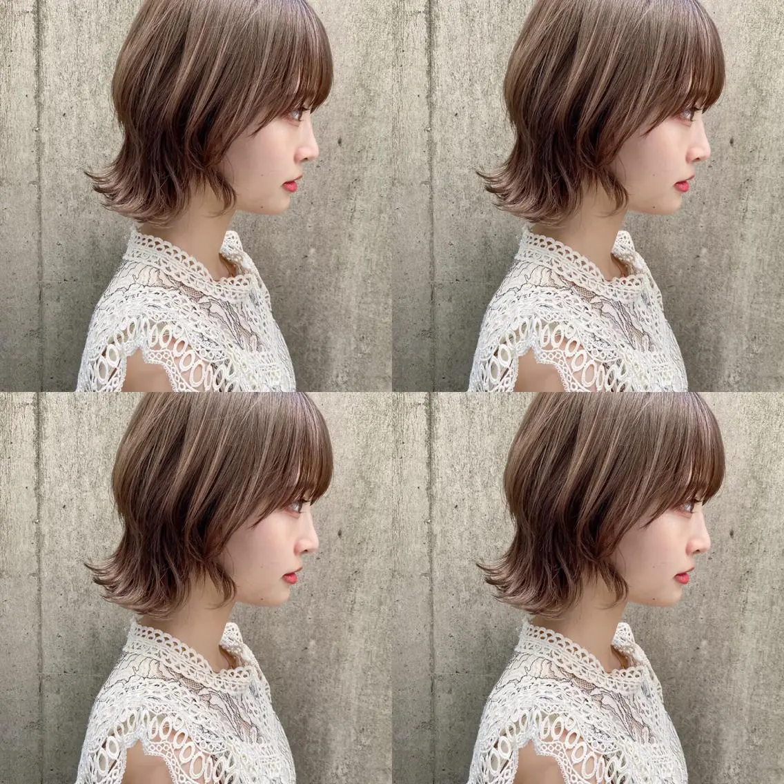 ミディアム カラー ヘアアレンジ 透明感カラー イルミナカラー 💎yuto💎 ハイトーン/韓国ヘアのヘアスタイル