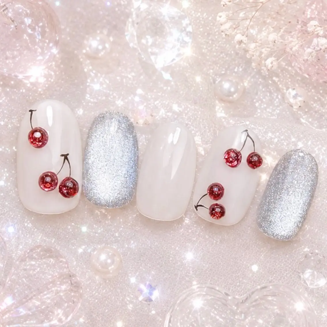 ネイル マグネットネイル ハンドネイル chai nail + eye📍鶴橋のネイルデザイン